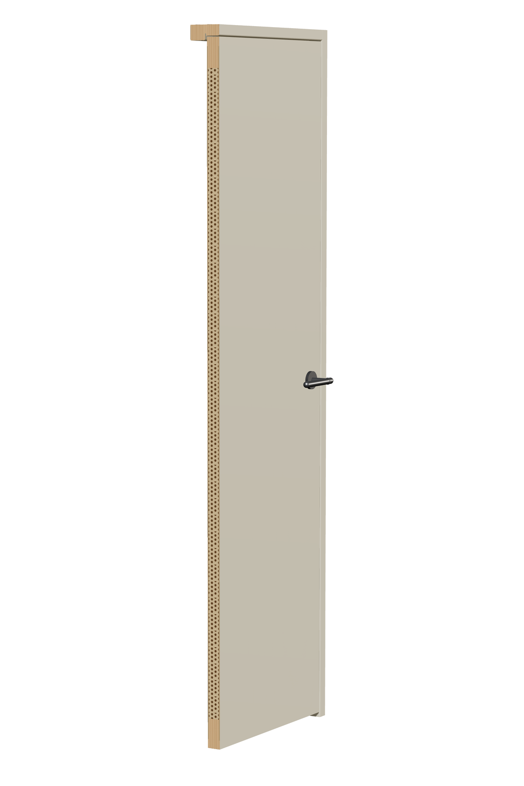 Flush: 3D-lõige AutoCAD-profiilidest (A10053-1), 39 mm pressuks, puidutooni lõikepinnaga