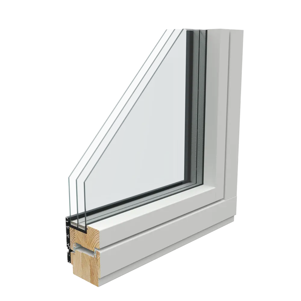 AruAL SlimLine W92 EX Modern puidust siseprofiil