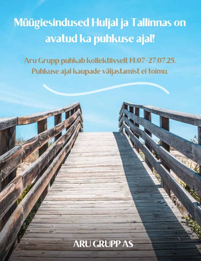 Aru Grupp akna- ja ukstehas kollektiivpuhkusel