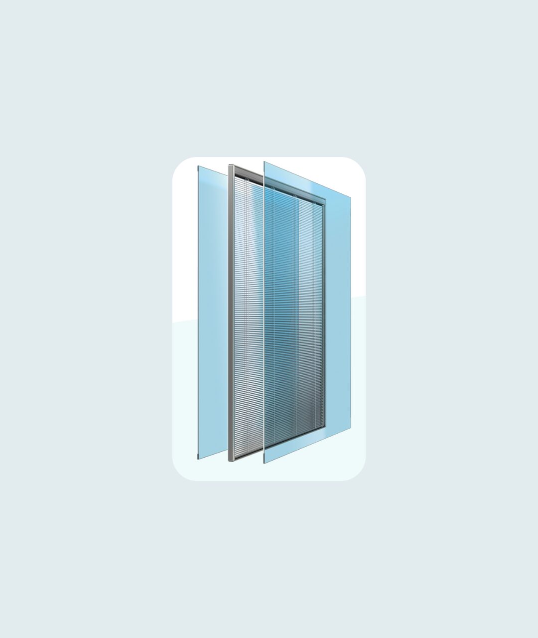 Integrated blinds for Aru SlimLine windows