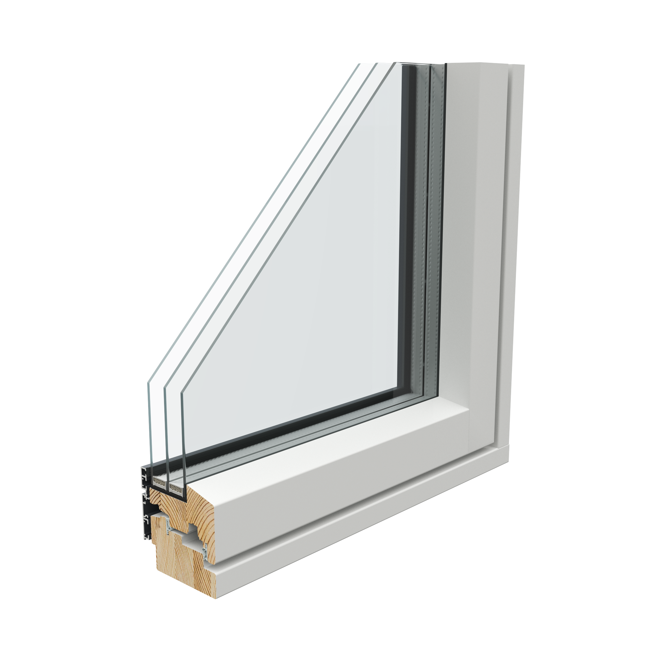 AruAL SlimLine1 W92FM IN - Seest vaade Softline profiil