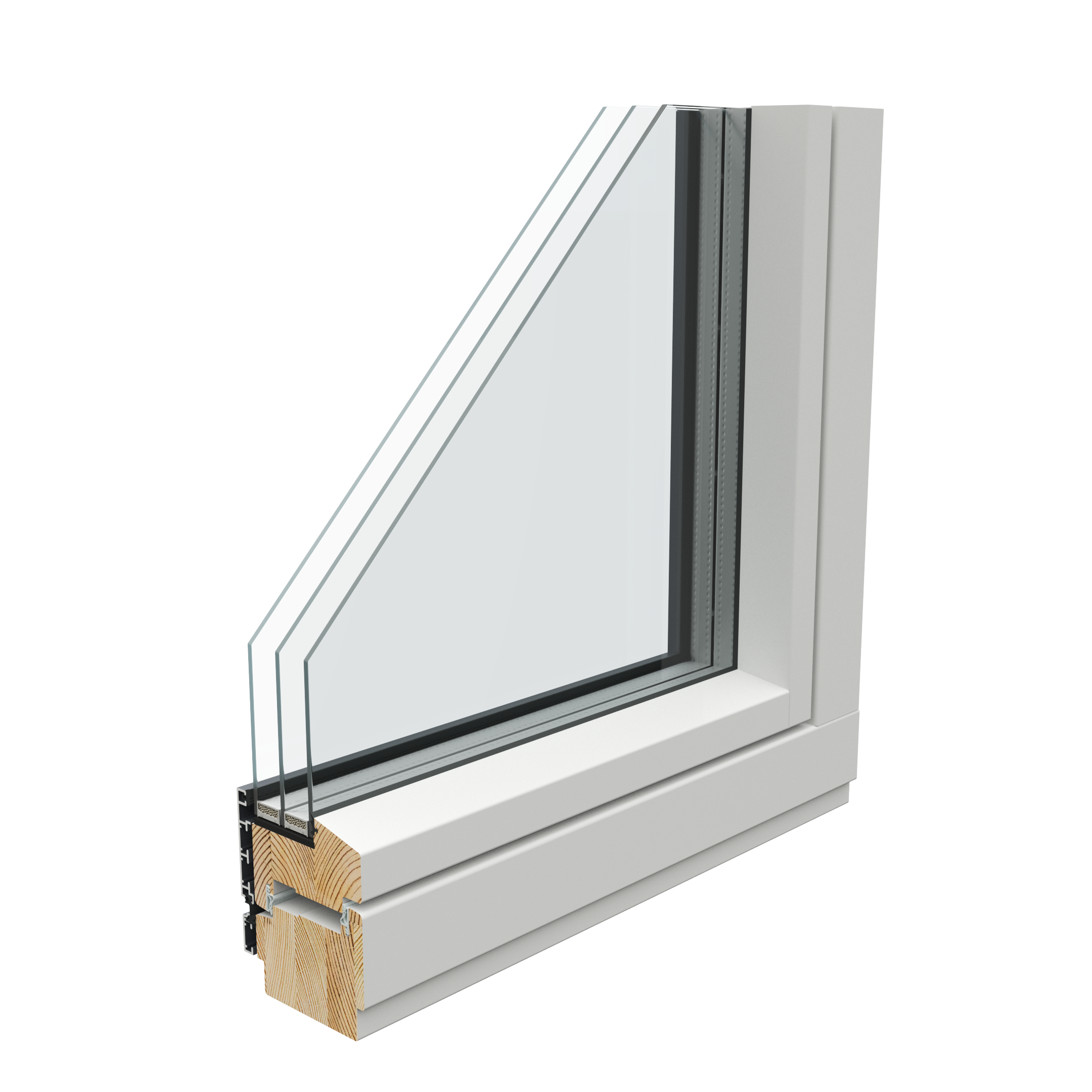 AruAl SlimLine1 W92S EX - Seest vaade Softline profiil